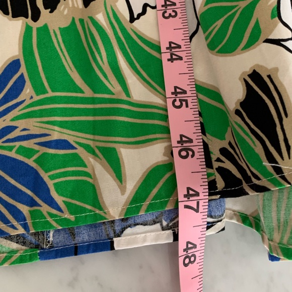 NWT Zara floral shirt dress with matching belt cotton size S - Picture 9 of 9